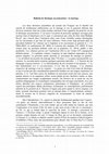 Research paper thumbnail of Bulletin de theologie sacramentaire Le mariage I