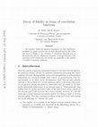 Research paper thumbnail of Decay of fidelity in terms of correlation functions