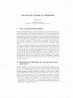 Research paper thumbnail of Introduction to Types in Compilation