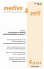 Research paper thumbnail of Journalismus, Medien und Öffentlichkeit als Beruf (I)