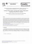 Research paper thumbnail of Gaming climate change: assessing online climate change games targeting youth produced in Spanish