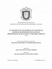 Research paper thumbnail of La violencia en las escuelas. El caso de las escuelas secundarias de las zonas metropolitanas de Xalapa y Veracruz  2008-2012_Francisco Sánchez Herrera (School Violence)