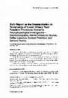 Research paper thumbnail of Sixth report on the standardization of terminology of lower urinary tract function: Procedures related to neurophysiological investigations—electromyography, nerve conduction studies, reflex latencies, evoked potentials, and sensory testing