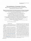 Research paper thumbnail of The standardisation of terminology in nocturia: Report from the standardisation sub-committee of the International Continence Society