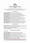 Research paper thumbnail of CENTRE FOR MULTILEVEL FEDERALISM List of Members 2017