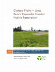 Research paper thumbnail of Clatsop Plains – Long Beach Peninsula Coastal Prairie Restoration