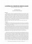 Research paper thumbnail of La Doctrina de la Creación del Mundo en Algazel, por Idoia MAIZA OZCOIDI