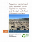 Research paper thumbnail of Population monitoring of grimy mousetail (Ivesia rhypara var. rhypara) and Crosby's buckwheat (Eriogonum crosbyae)