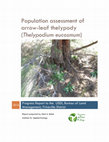 Research paper thumbnail of Population assessment of arrow-leaf thelypody (Thelypodium eucosmum)