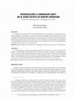 Research paper thumbnail of Introducción a lebendiger Geist en el Duns Escoto de Martin Heidegger, por Pedro MANTAS ESPAÑA