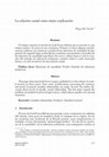 Research paper thumbnail of La relación causal como mejor explicación