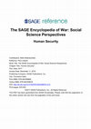 Research paper thumbnail of The SAGE Encyclopedia of War: Social Science Perspectives (Human Security)