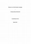 Research paper thumbnail of Basque as an Indo-European Language – A Step-by-Step Introduction