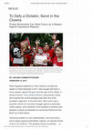 Research paper thumbnail of To Defy a Dictator, Send in the Clowns - Nexus - Zócalo Public Square.pdf