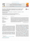 Research paper thumbnail of An easily accessible optical chemosensor for Cu 2+ based on novel imidazoazine framework, its performance characteristics and potential applications