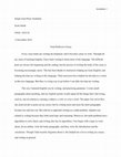 Research paper thumbnail of Example of a Reflective Essay