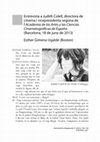 Research paper thumbnail of Entrevista a Judith Colell_ZfK.pdf