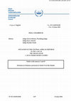 Research paper thumbnail of INTERNATIONAL CRIMINAL COURT (ICC) "Situation in the Central African Republic in the case of The Prosecutor v. Jean-Pierre Bemba Gombo (Decision on Sentence pursuant to Article 76 of the Statute) June 21st of 2016 [Official ENG]