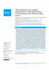 Research paper thumbnail of Characterisation of an atypical manifestation of black band disease on Porites lutea in the Western Indian Ocean