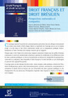 Research paper thumbnail of Droit français et droit brésilien - Perspectives nationales et comparées