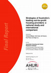 Research paper thumbnail of [open access] Strategies of Australia’s leading not-for-profit housing providers: a national study and international comparison (FR237)