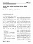 Research paper thumbnail of Elevated Autism Spectrum Disorder Traits in Young Children with OCD