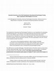 Research paper thumbnail of Extended comments on the draft Standards for Educational & Psychological Testing (but, in particular, draft chapters 9, 12, & 13)