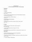 Research paper thumbnail of The Oxford Handbook of the History of Phenomenology