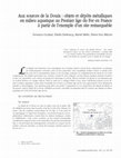 Research paper thumbnail of Aux sources de la Douix : objets et dépôts métalliques en milieu humide au Premier âge du Fer à partir de l'exemple d'un site remarquable