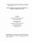 Research paper thumbnail of 20. Financial Soundness of Cement Industry of Bangladesh: An Empirical Investigation Using Z-score Financial Soundness of Cement Industry of Bangladesh: An Empirical Investigation Using Z-score