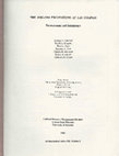 Research paper thumbnail of Las Colinas Bibliography, Table of Contents