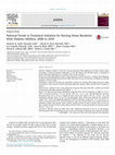 Research paper thumbnail of National Trends in Treatment Initiation for Nursing Home Residents With Diabetes Mellitus, 2008 to 2010