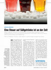 Research paper thumbnail of Preventing obesity in Germany: Time for a tax on sugar-sweetened beverages