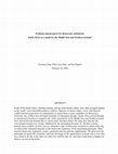 Research paper thumbnail of Problems and prospects for democratic settlements: South Africa as a model for the Middle East and Northern Ireland?