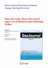 Research paper thumbnail of Socio-cultural dimensions of climate change: charting the terrain