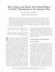 Research paper thumbnail of Race, Nation, and Nature: The Cultural Politics of ‘‘Celtic’’ Identification in the American West