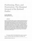 Research paper thumbnail of Positioning, Place, and Penetration: The Marginal Sciopod of the Rutland Psalter