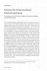 Research paper thumbnail of Politisches Film-Denken durchkreuzt Ästhetisierungsneigung: Anknüpfungen an Oliver Marcharts Vergleich der (Geschichts-)Politiken von Laclau und Rancière (2016)