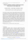 Research paper thumbnail of Weakly nonlinear analysis of thermoacoustic bifurcations in the Rijke tube