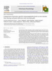 Research paper thumbnail of Comparison of parasite-specific immunoglobulin levels in two chicken lines during sustained infection with Ascaridia galli