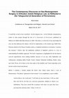 Research paper thumbnail of The Contemporary Discourse on Sex-Reassignment Surgery in Orthodox Jewish Religious Law, as Reflected in Dor Tahapuchot (A Generation of Perversions)