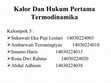 Research paper thumbnail of PPT Kalor dan Hukum Pertama Termodinamika (Zemansky - Heat And Thermodynamics - Chapter 4)