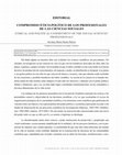 Research paper thumbnail of Editorial. Compromiso ético-político de los profesionales de las ciencias sociales