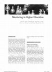 Research paper thumbnail of Mentoring in Higher Education