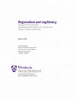 Research paper thumbnail of Regionalism and Legitimacy