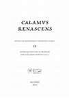 Research paper thumbnail of “El epigrama de Fernando Bravo a Santa Helena en la justa hispalense de junio de 1555”, Calamus Renascens, 15 (2014), 229-242.