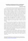 Research paper thumbnail of O MOVIMENTO DA PROFISSIONALIZAÇÃO E A CONFIGURAÇÃO IDENTITÁRIA DO PROFESSOR NA CONTEMPORANEIDADE i