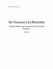 Research paper thumbnail of De Venecia a la Montaña: Thomas Mann y la Decadencia de la Europa Burguesa