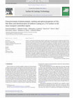 Research paper thumbnail of Characterization of photocatalytic, wetting and optical properties of TiO 2 thin films and demonstration of uniform coating on a 3-D surface in the mass transport controlled regime