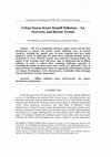 Research paper thumbnail of Urban Storm Water Runoff Pollution – An Overview and Recent Trends